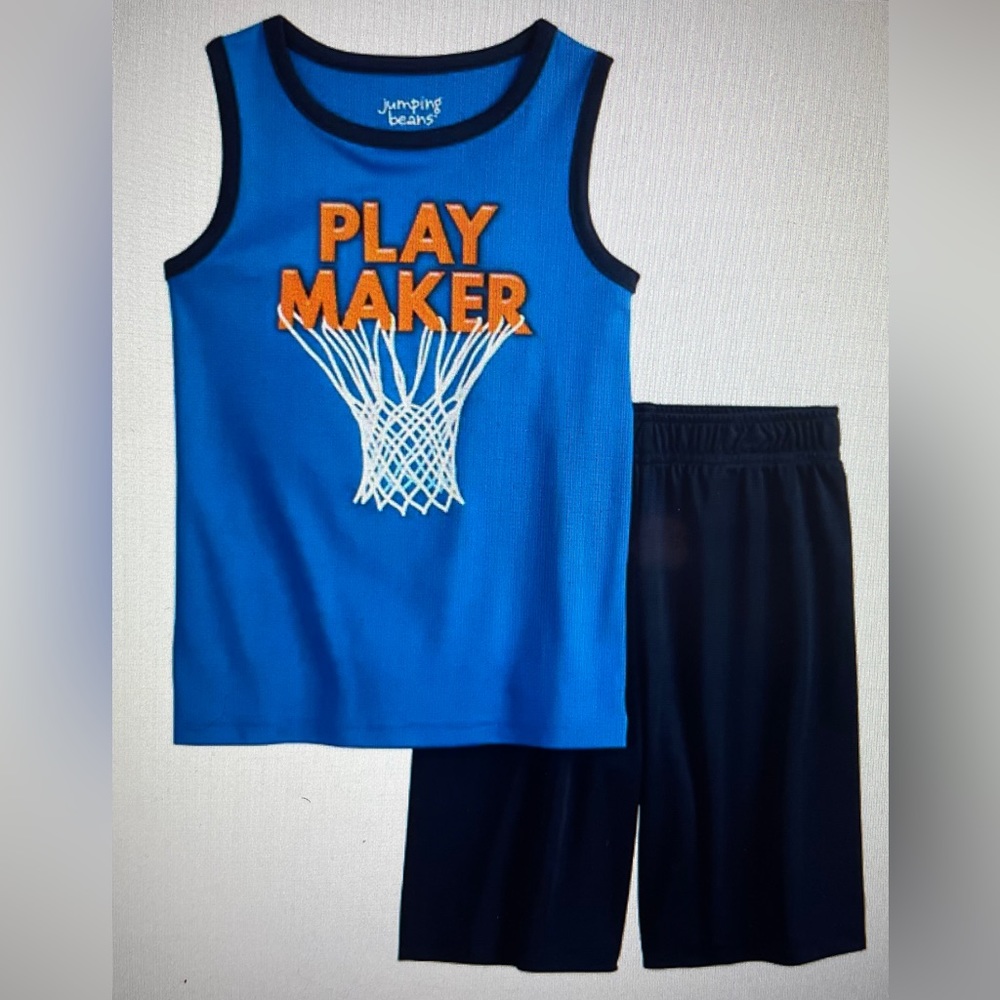 Boys Size 7 Jumping Beans® Active Muscle Tank & Shorts Set